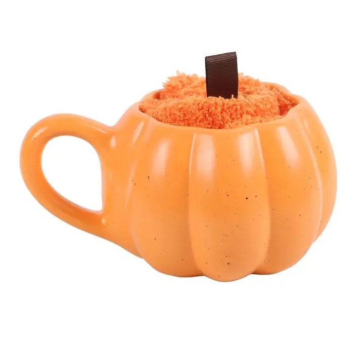 Mug citrouille et chaussettes