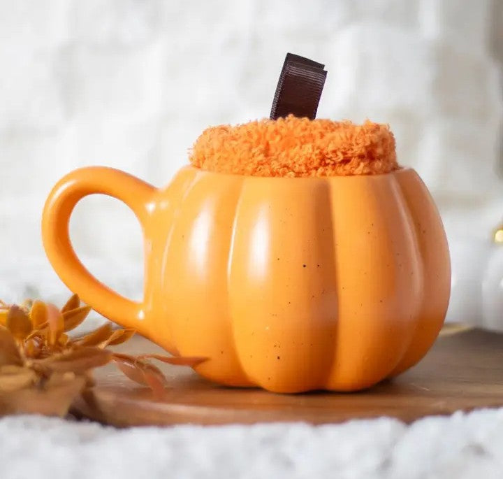Mug citrouille et chaussettes
