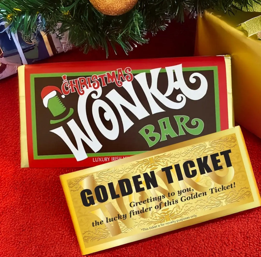 Tablette Wonka Noël avec ticket d'or